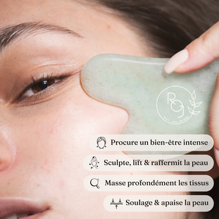 Gua Sha Pro Lift-Outils Visage-Roll On Jade