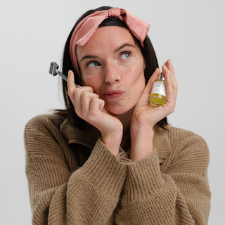 Beauty Band - Bandeau satin pour soins-Roll On Jade