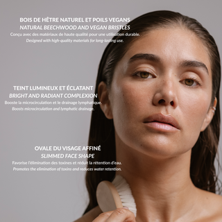 Brosse Face Glow’-Outils Corps-Roll On Jade