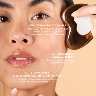 Gua Sha Cryo-Outils Visage-Roll On Jade
