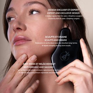 Gua Sha Ultimate Lift-Outils Visage-Roll On Jade