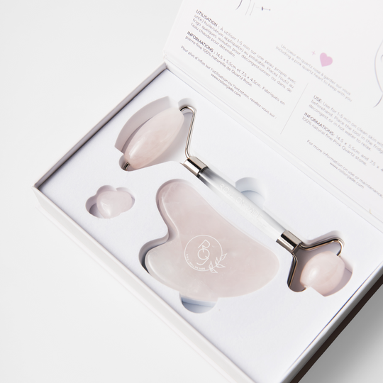 Le Love Set Gift-Outils Visage-Roll On Jade