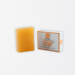 Raw Organic Brazilian Honey Soap with Beeswax 100g-Roll On Jade